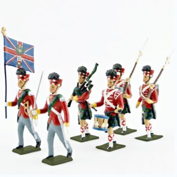 42e rgt de Highlanders, Black Watch, ensemble de 6 figurines