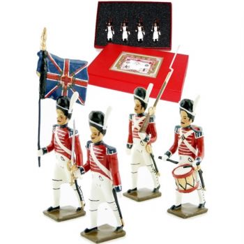 Grenadier anglais 1er rgt (1813), coffret de 4 figurines