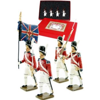 Grenadier anglais 1er rgt (1813), coffret de 4 figurines