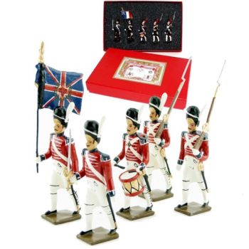 Grenadier anglais 1er rgt (1813), coffret de 5 figurines