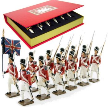 Grenadier anglais 1er rgt (1813), coffret de 12 figurines