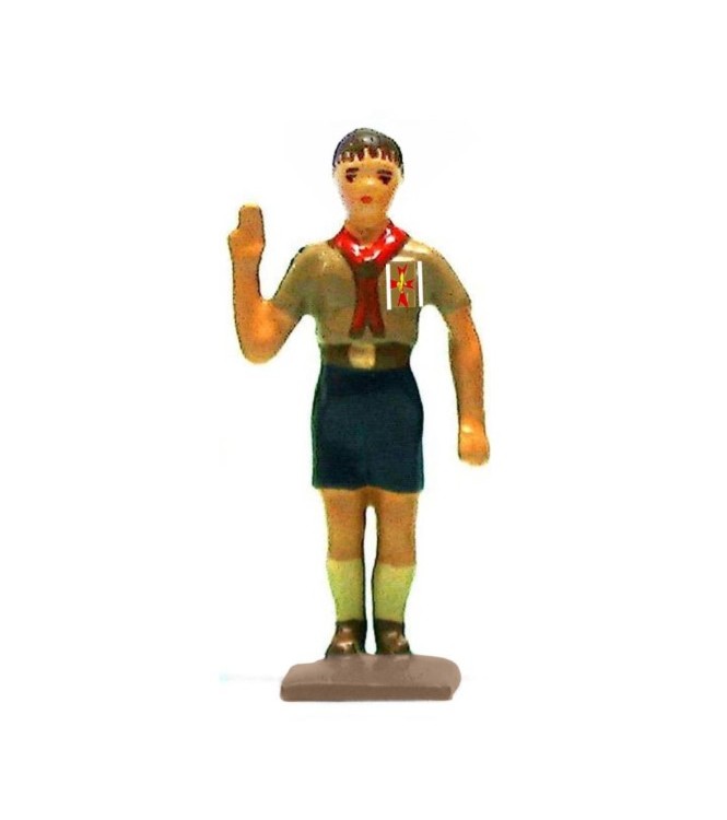 Scout saluant (sans bérêt) - Scouts D'Europe (S.E.A)