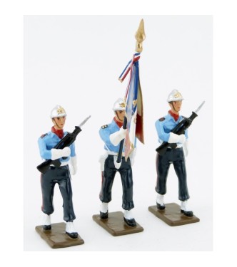 Garde au drapeau des pompiers (3 p.)