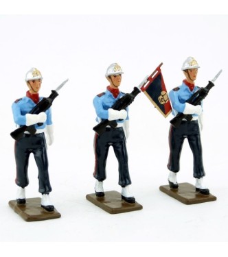 garde au fanion des pompiers (3 p.)