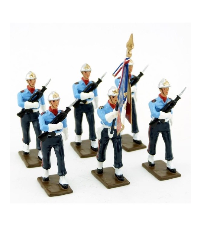 Garde au drapeau des pompiers (6 p.)