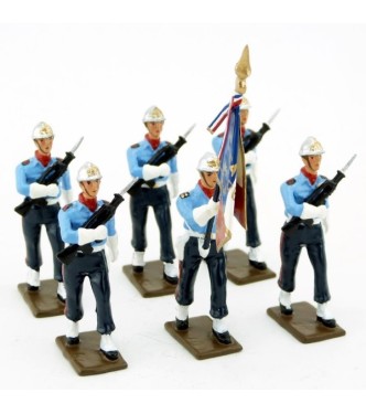 Garde au drapeau des pompiers (6 p.)