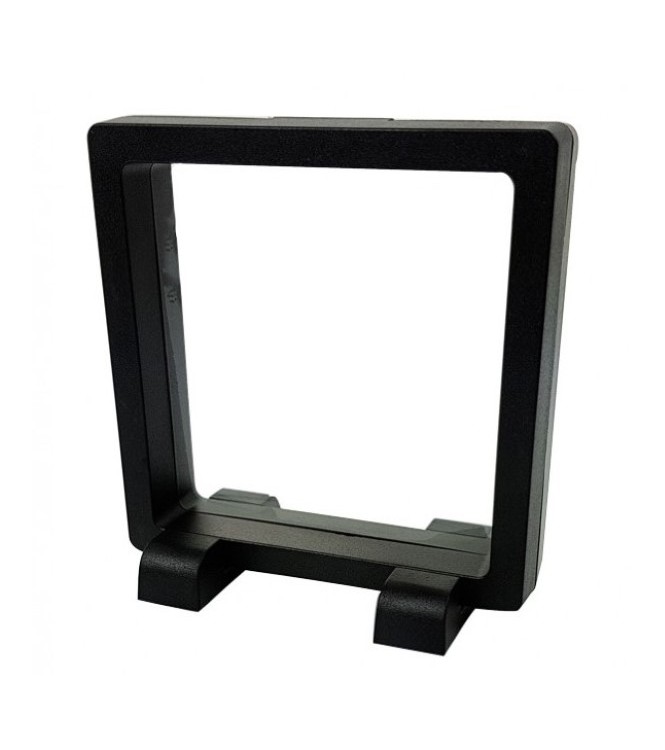 présentoir, effet suspendu, noir 9x9 cm