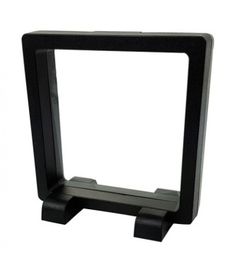 présentoir, effet suspendu, noir 11x11 cm