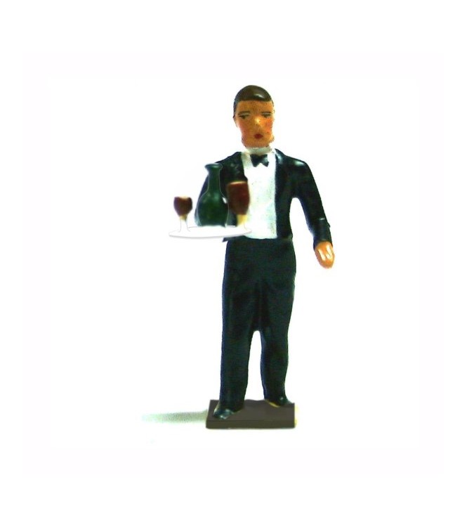 Serveur, garçon de café, en costume (8022-037)