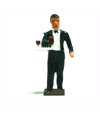 Serveur, garçon de café, en costume (8022-037)