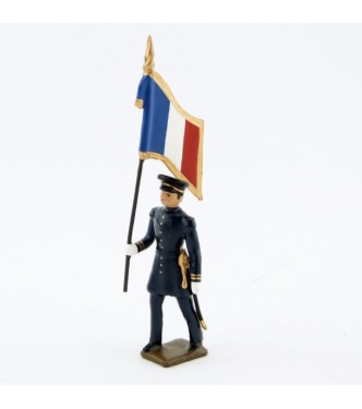 drapeau des fusiliers marins, capote bleu horizon