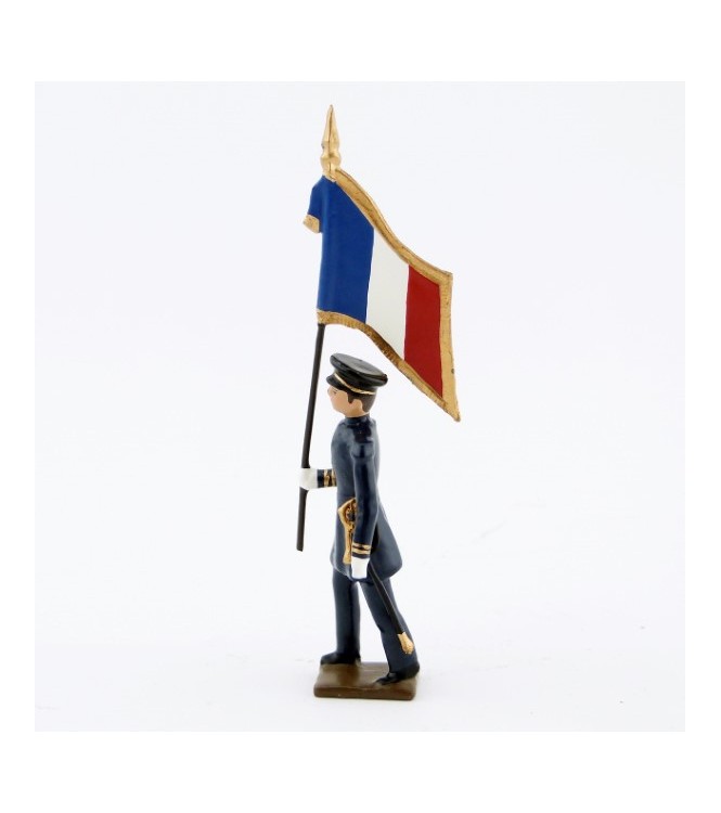 drapeau des fusiliers marins, capote bleu horizon