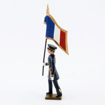 drapeau des fusiliers marins, capote bleu horizon