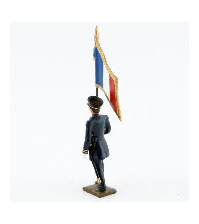 drapeau des fusiliers marins, capote bleu horizon
