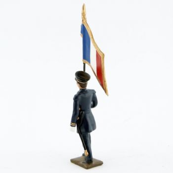 drapeau des fusiliers marins, capote bleu horizon