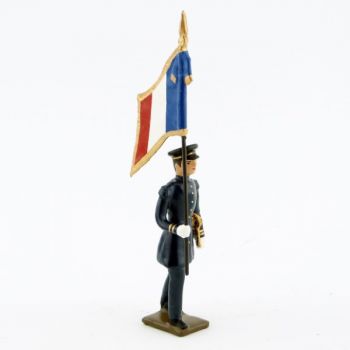 drapeau des fusiliers marins, capote bleu horizon