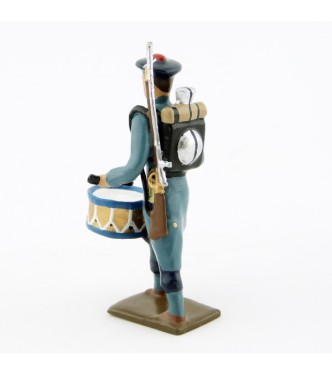 tambour des fusiliers marins, capote bleu horizon