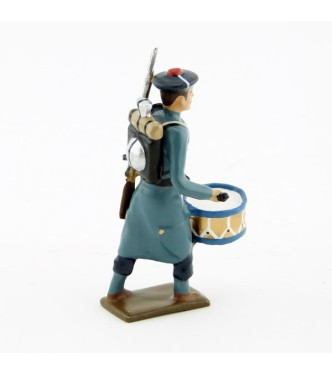 tambour des fusiliers marins, capote bleu horizon