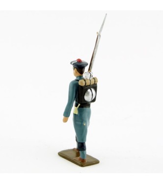 fantassin des fusiliers marins, capote bleu horizon