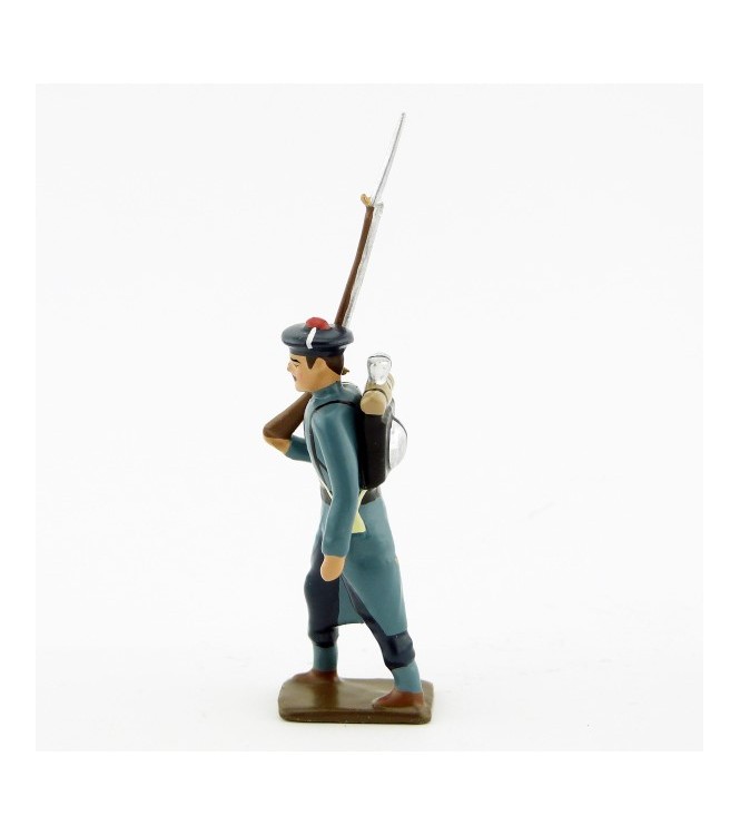 fantassin des fusiliers marins, capote bleu horizon