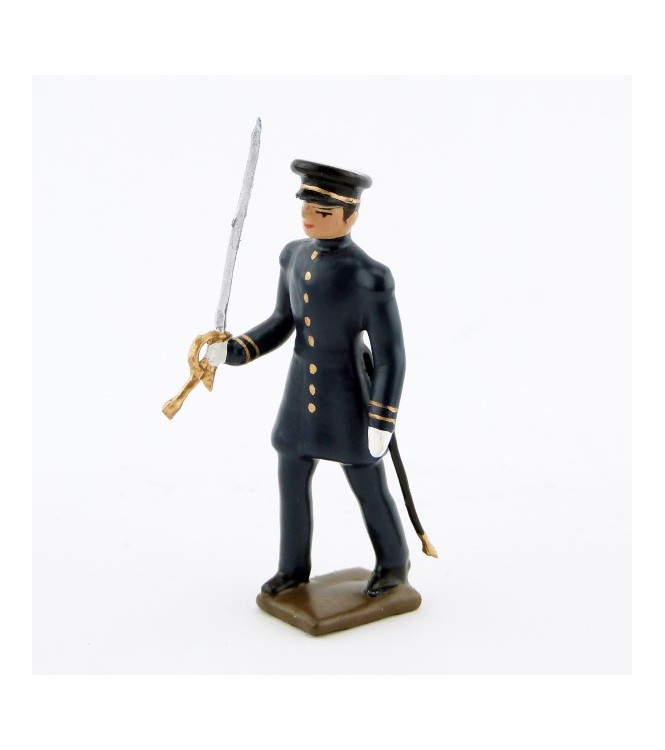 officier des fusiliers marins, tunique bleu horizon