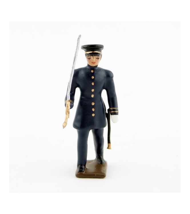 officier des fusiliers marins, tunique bleu horizon