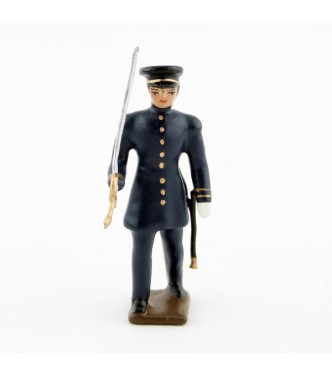 officier des fusiliers marins, tunique bleu horizon