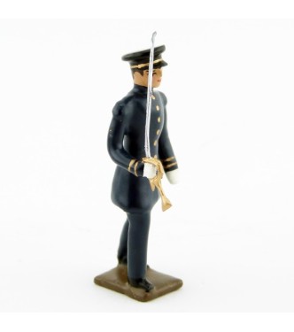 officier des fusiliers marins, tunique bleu horizon