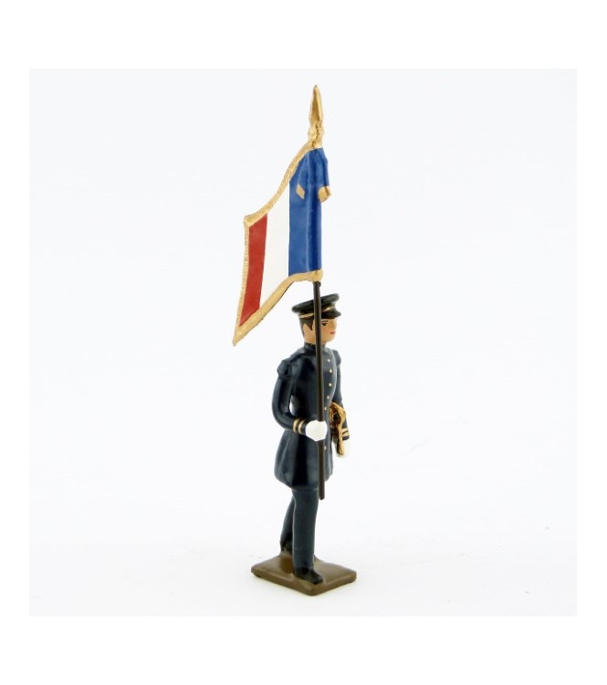 drapeau des fusiliers marins, tunique bleu horizon