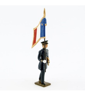 drapeau des fusiliers marins, tunique bleu horizon