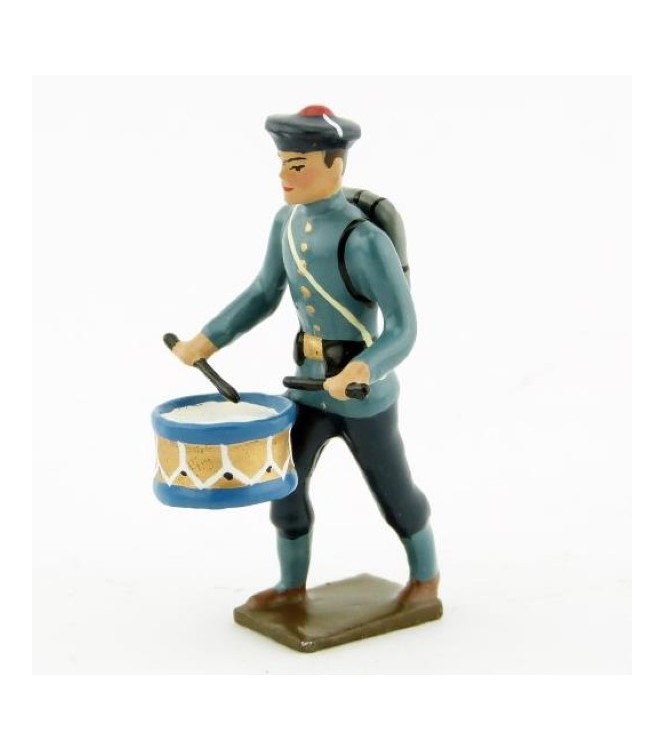 tambour des fusiliers marins, tunique bleu horizon