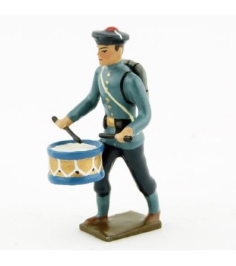 tambour des fusiliers marins, tunique bleu horizon