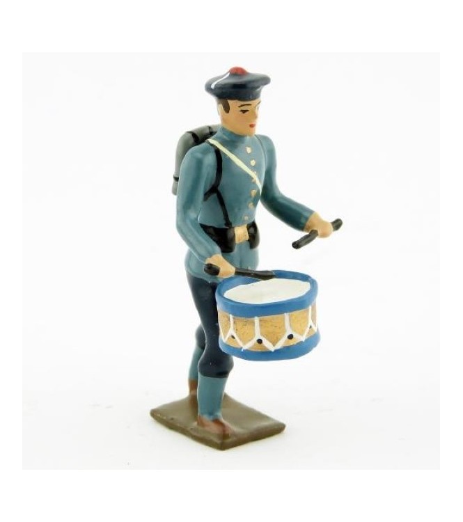 tambour des fusiliers marins, tunique bleu horizon