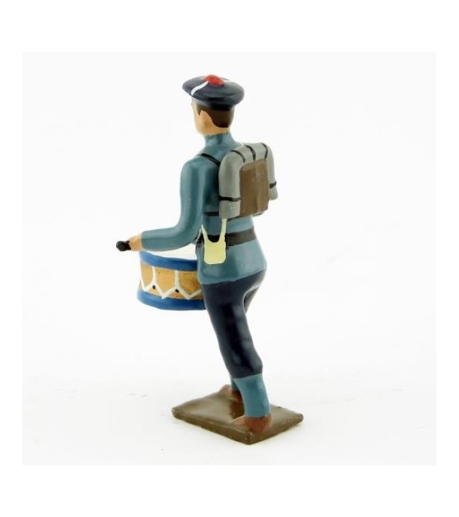 tambour des fusiliers marins, tunique bleu horizon
