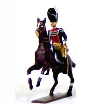 officier des gendarmes d'élite à cheval (1804), culotte beige