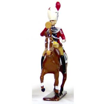 trompette des gendarmes d'élite à cheval (1804), culotte beige