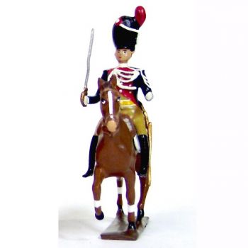 cavalier des gendarmes d'élite à cheval (1804), culotte beige