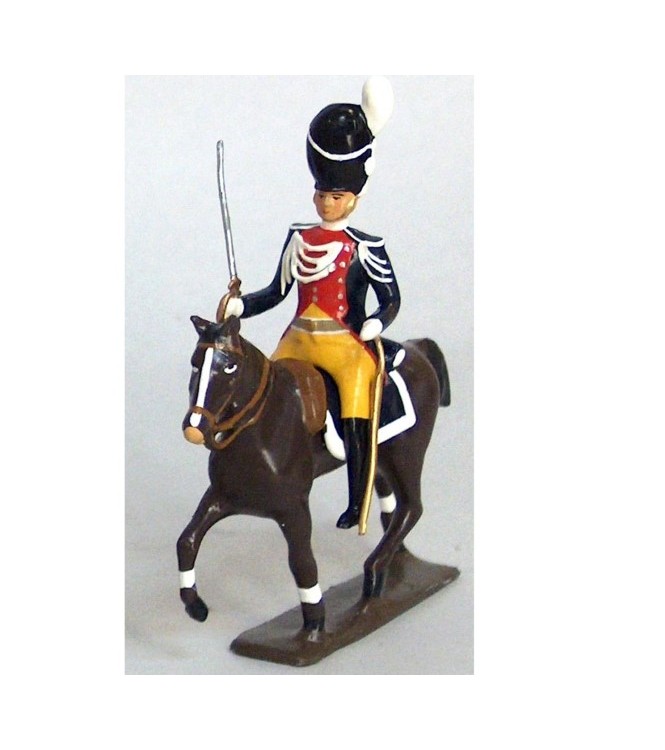 cavalier des gendarmes d'élite à cheval (1804), culotte jaune
