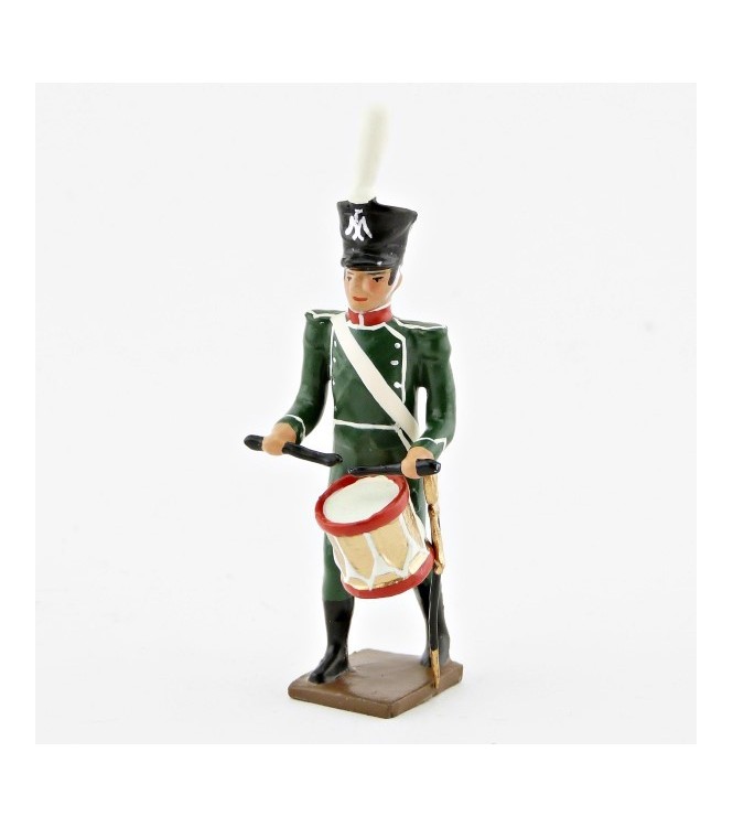 caisse roulante (tambour) de la musique des voltigeurs d'infanterie legere (1812