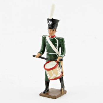 caisse roulante (tambour) de la musique des voltigeurs d'infanterie legere (1812