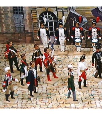 LE DERNIER diorama « les adieux de Fontainebleau »