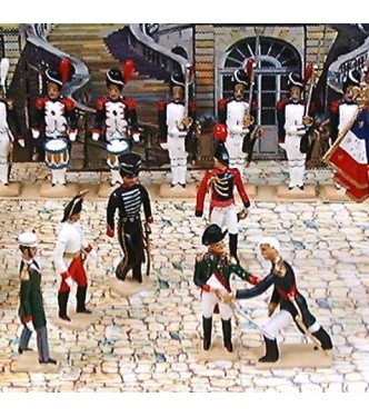 LE DERNIER diorama « les adieux de Fontainebleau »