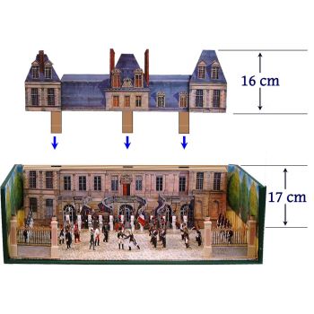 LE DERNIER diorama « les adieux de Fontainebleau »