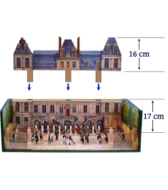 LE DERNIER diorama « les adieux de Fontainebleau »