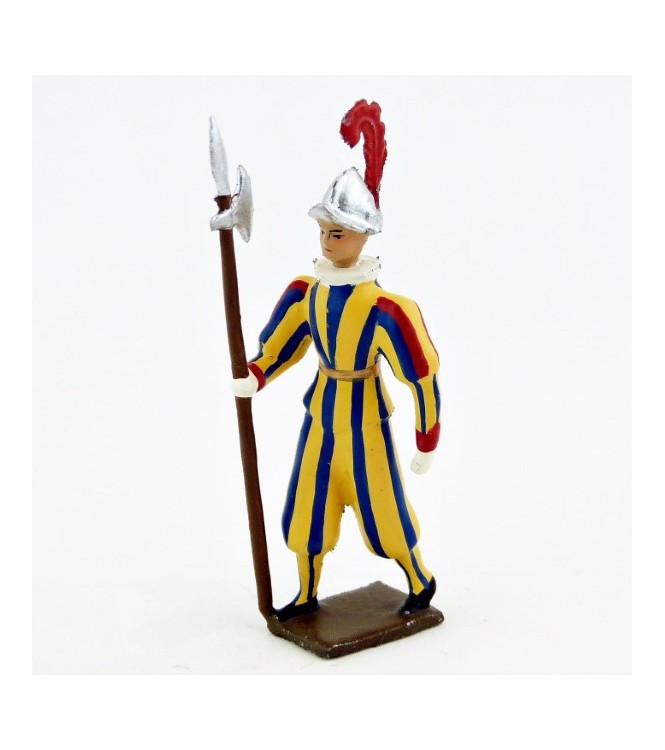 garde suisse du Pape avec hallebarde