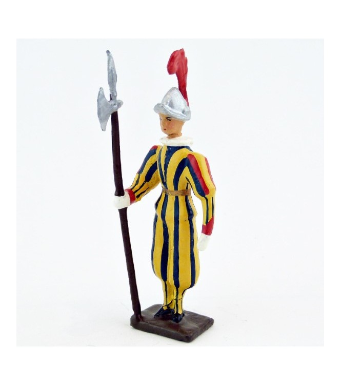 garde suisse du Pape avec hallebarde au fixe