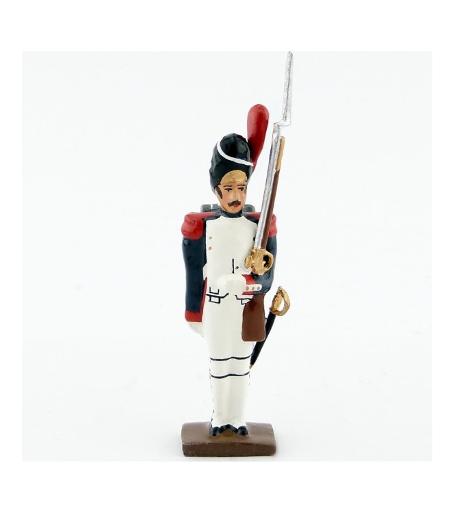 fantassin des grenadiers de la garde au fixe (diorama « la veillée d'Austerlitz