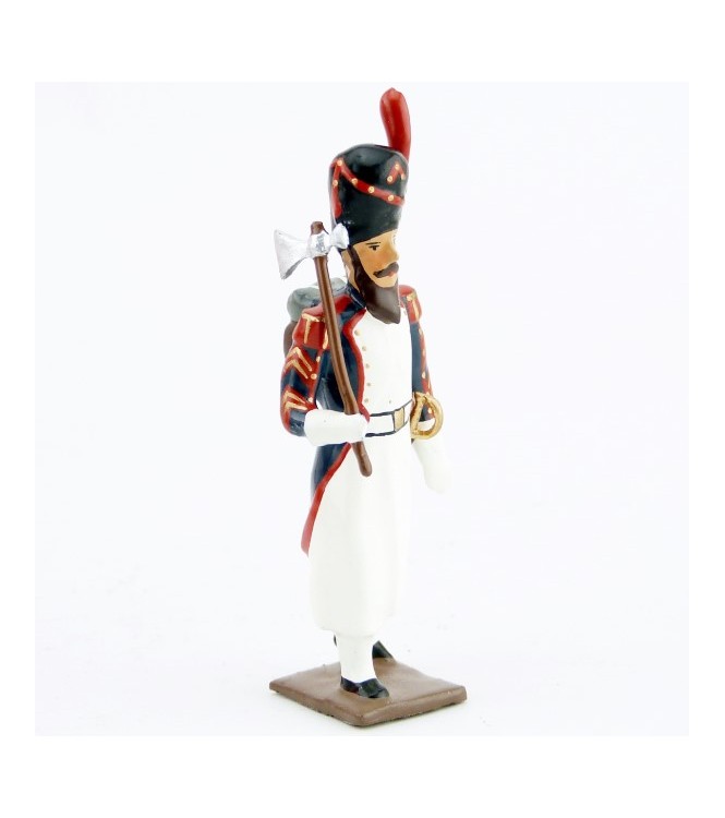 sapeur des grenadiers de la garde (diorama « la veillée d'Austerlitz »)