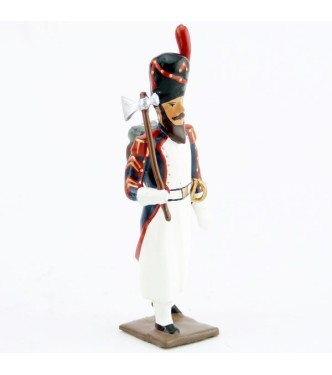 sapeur des grenadiers de la garde (diorama « la veillée d'Austerlitz »)