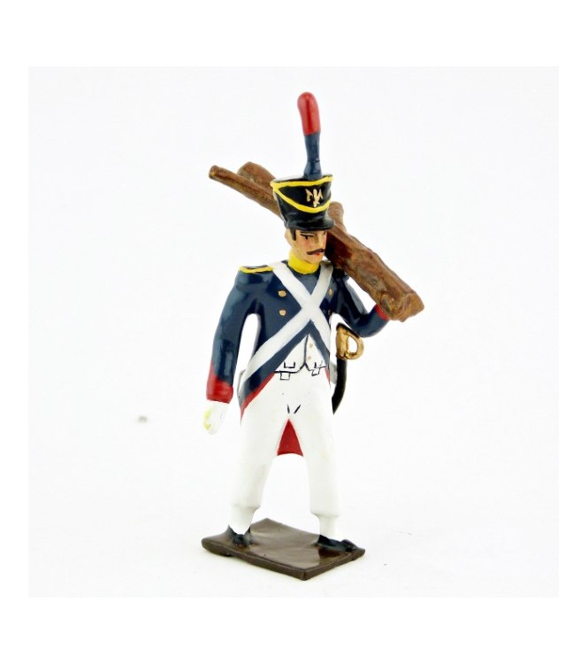 Voltigeur avec branche d'arbre sur l'épaule (diorama « la veillée d'Austerlitz »